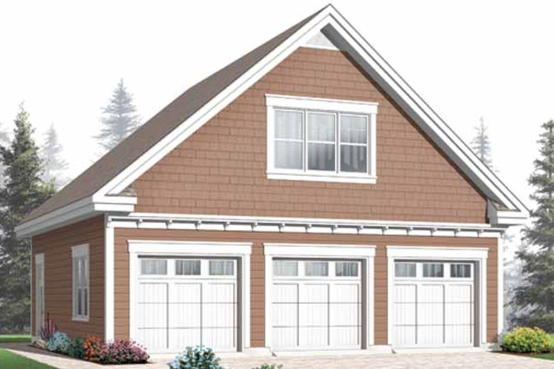 Dream House Plan - Craftsman Exterior - Front Elevation Plan #23-2467