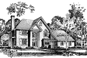 House Plan Design - Traditional Exterior - Front Elevation Plan #1016-26