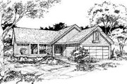 Traditional Style House Plan - 3 Beds 2 Baths 1146 Sq/Ft Plan #320-120 