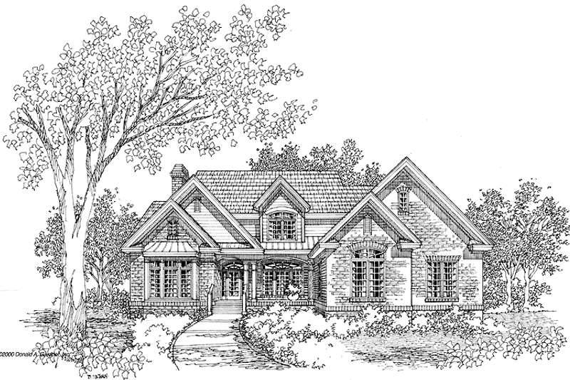House Plan Design - Traditional Exterior - Front Elevation Plan #929-559