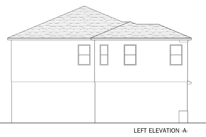 Architectural House Design - Exterior - Other Elevation for Traditional House Plan #1058-256 - 4 bed, 2.5 bath