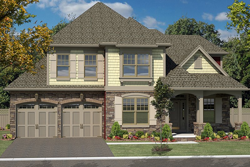 Dream House Plan - Colonial Exterior - Front Elevation Plan #316-280