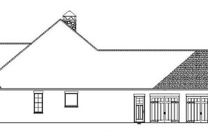 Exterior - Other Elevation 1 for Ranch House Plan #17-3367 - 3 bed, 2.5 bath