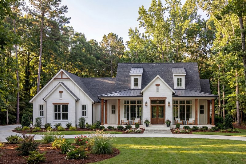 House Blueprint - Exterior - Front Elevation 6 for Farmhouse House Plan #430-426 - 3 bed, 3.5 bath