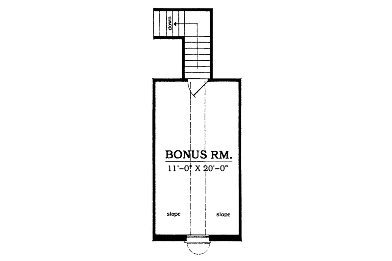 Dream House Plan - Floor Plan - Other Floor for Country House Plan #42-469 - 3 bed, 2 bath