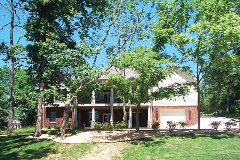 Home Plan - Exterior - Rear Elevation 1 for Colonial House Plan #429-241 - 3 bed, 2.5 bath