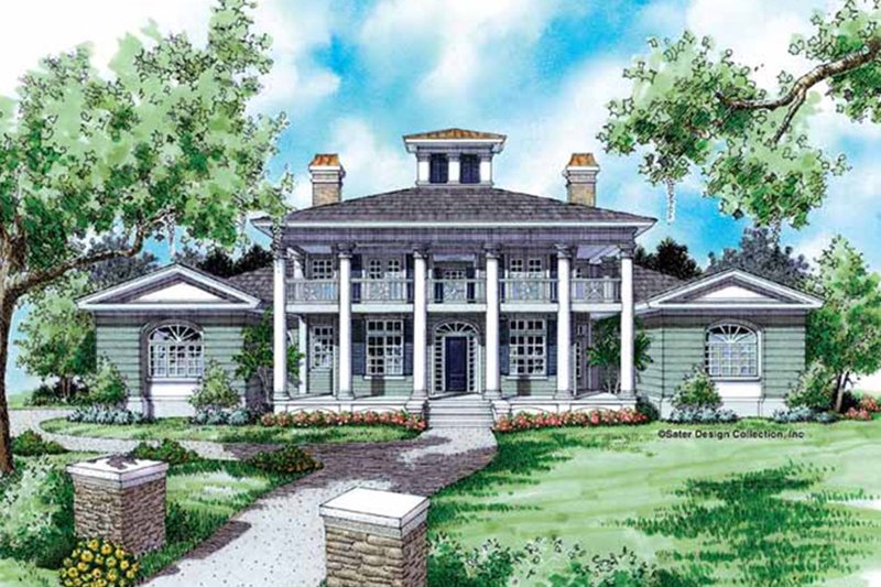 Dream House Plan - Classical Exterior - Front Elevation Plan #930-94