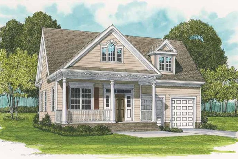 House Design - Country Exterior - Front Elevation Plan #413-894