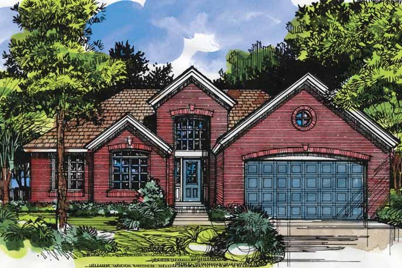 Home Plan - Traditional Exterior - Front Elevation Plan #320-586