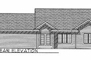 Traditional Style House Plan - 3 Beds 2 Baths 1206 Sq/Ft Plan #70-102 
