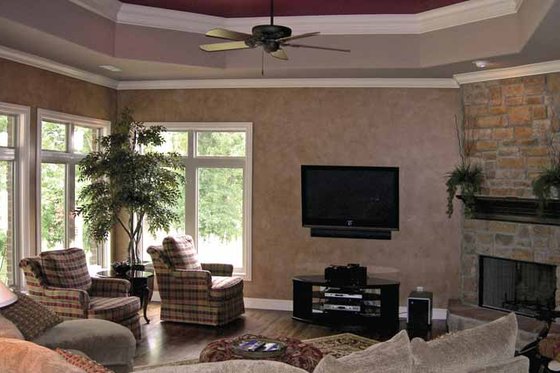 Interior - Family Room for Cottage House Plan #11-279 - 4 bed, 3.5 bath