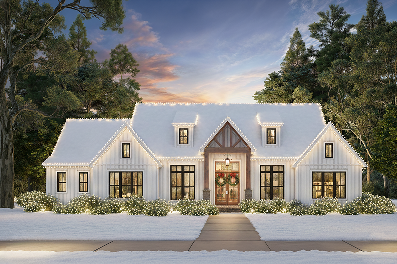 Dream House Plan - Exterior - Front Elevation 7 for Farmhouse House Plan #430-408 - 3 bed, 3.5 bath