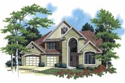 Traditional Style House Plan - 5 Beds 4.5 Baths 3865 Sq/Ft Plan #48-784 