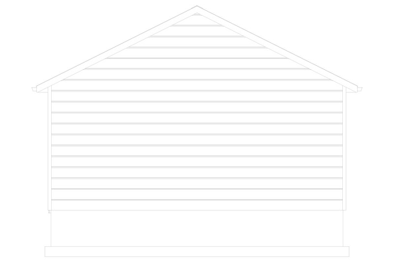 House Plan Design - Exterior - Rear Elevation for Traditional House Plan #1060-125, 0 bath