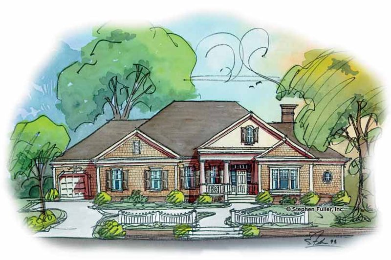 Home Plan - Classical Exterior - Front Elevation Plan #429-269