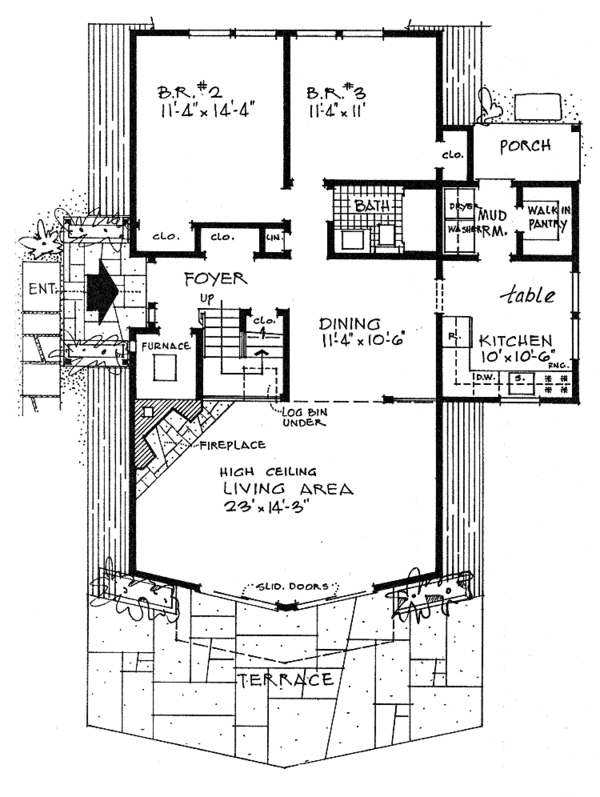 Floor Plan - Main Floor Plan #315-117