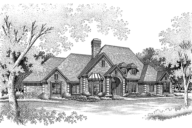 Home Plan - Traditional Exterior - Front Elevation Plan #310-1087