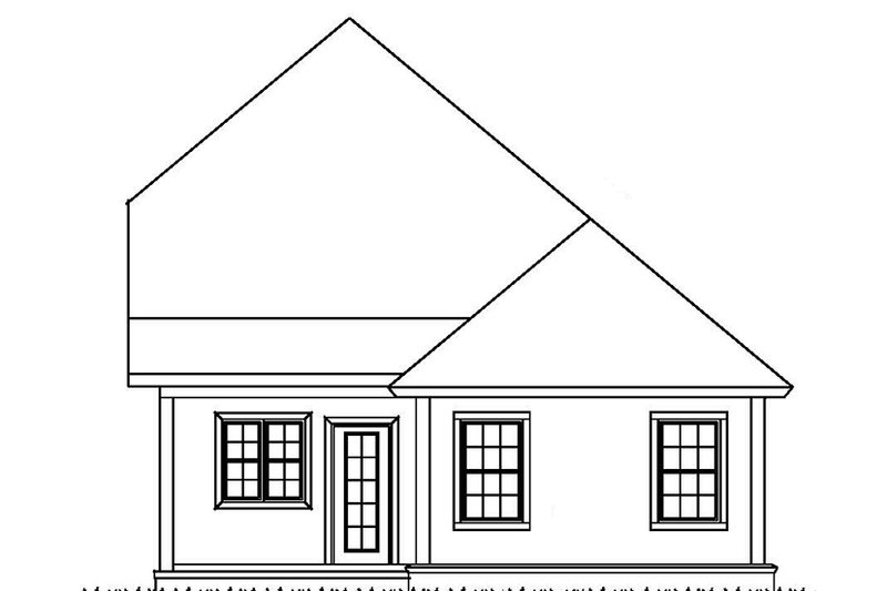 Dream House Plan - Exterior - Rear Elevation for Country House Plan #513-2165 - 3 bed, 2.5 bath
