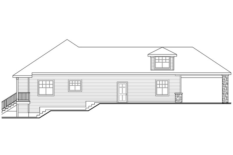 Home Plan - Exterior - Other Elevation 1 for Mediterranean House Plan #124-649 - 3 bed, 2.5 bath