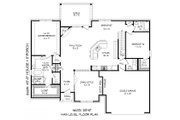 European Style House Plan - 4 Beds 3 Baths 3018 Sq/Ft Plan #932-29 