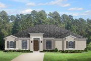 Mediterranean Style House Plan - 3 Beds 2.5 Baths 2468 Sq/Ft Plan #1058-126 