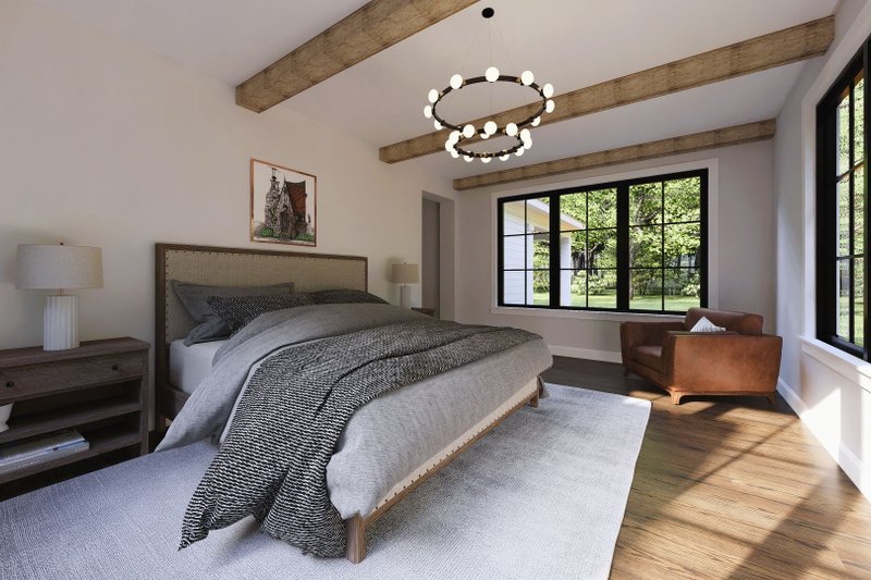House Design - Interior - Master Bedroom 1 for Farmhouse House Plan #1094-26 - 3 bed, 3.5 bath