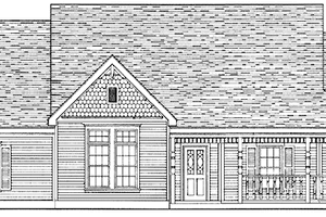 Country Exterior - Front Elevation Plan #410-3591