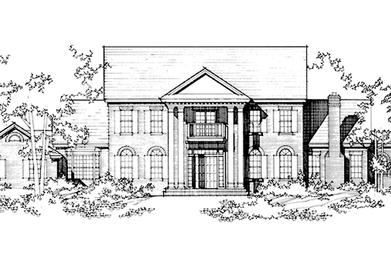 House Design - Southern Exterior - Front Elevation Plan #1007-57
