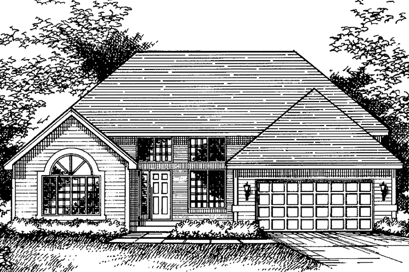 Home Plan - Exterior - Front Elevation 3 for Traditional House Plan #51-842 - 4 bed, 2.5 bath
