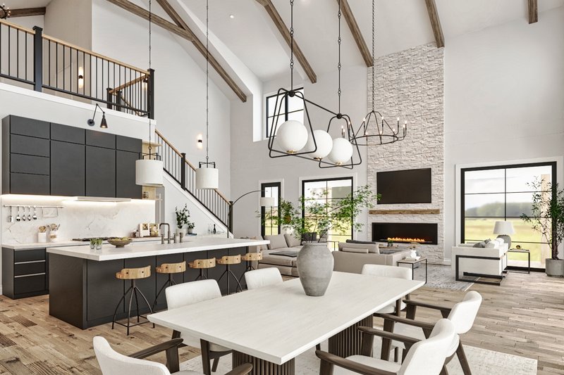House Blueprint - Interior - Other 3 for Farmhouse House Plan #54-687 - 3 bed, 2.5 bath