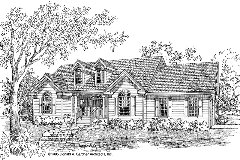 Dream House Plan - Country Exterior - Front Elevation Plan #929-220