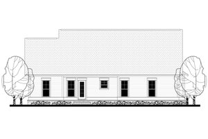 Exterior - Rear Elevation for Craftsman House Plan #430-149 - 3 bed, 2 bath