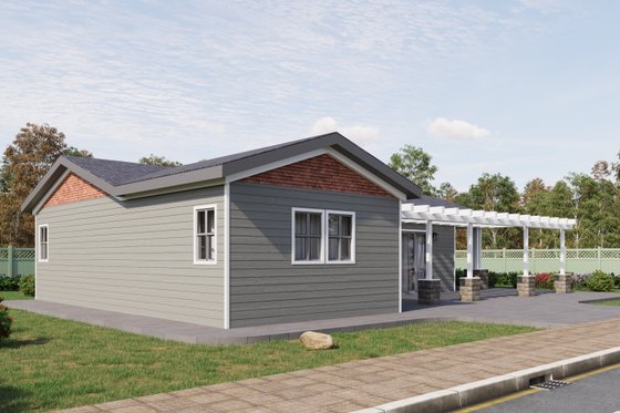 Exterior - Other Elevation for Craftsman House Plan #1106-32 - 2 bed, 2 bath