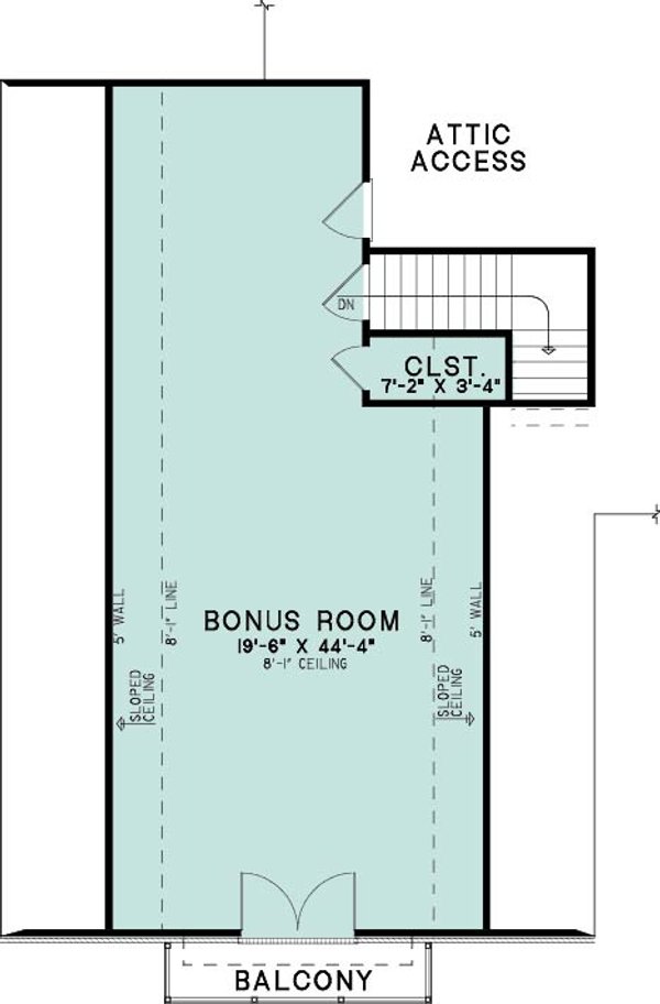 Home Plan - Floor Plan - Upper Floor for European House Plan #923-517 - 4 bed, 3.5 bath