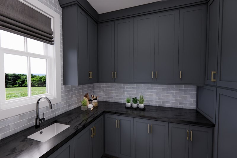 House Blueprint - Interior - Kitchen 1 for Farmhouse House Plan #51-1227 - 4 bed, 2 bath