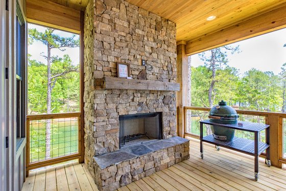 Exterior - Outdoor Living for Traditional House Plan #63-412 - 5 bed, 4 bath