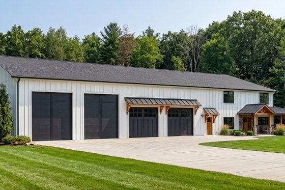 Barndominium Plan with Workshop
