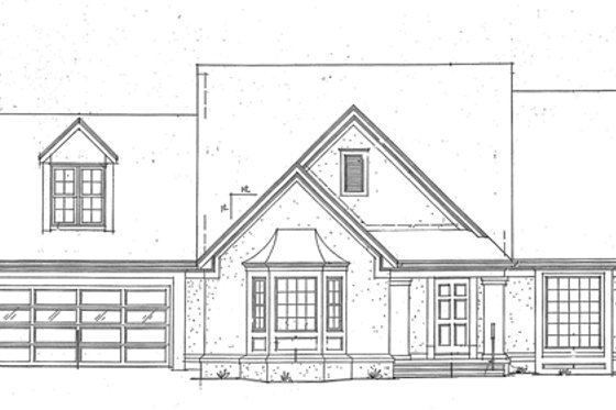 Exterior - Other Elevation for Traditional House Plan #322-128 - 3 bed, 2.5 bath