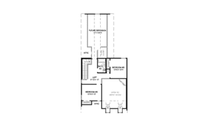 Floor Plan - Upper Floor for European House Plan #424-70 - 3 bed, 2.5 bath
