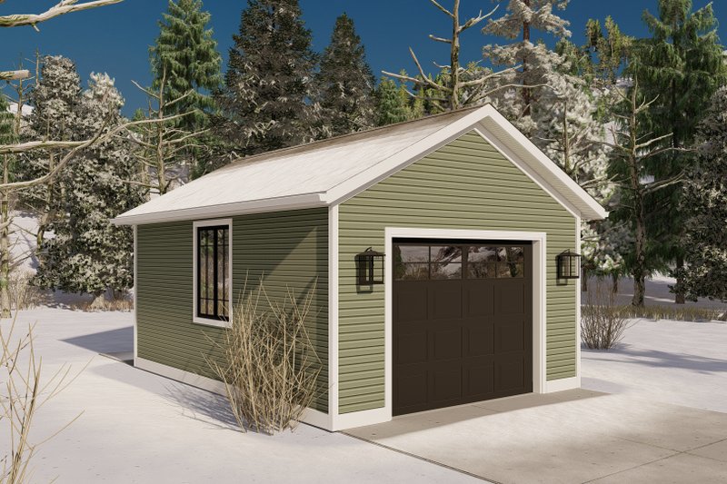 Dream House Plan - Exterior - Front Elevation 4 for Traditional House Plan #1060-161, 0 bath