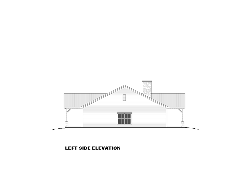 Exterior - Other Elevation 1 for Barndominium House Plan #1117-49 - 4 bed, 3.5 bath
