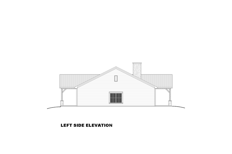 Architectural House Design - Exterior - Other Elevation 1 for Barndominium House Plan #1117-49 - 4 bed, 3.5 bath