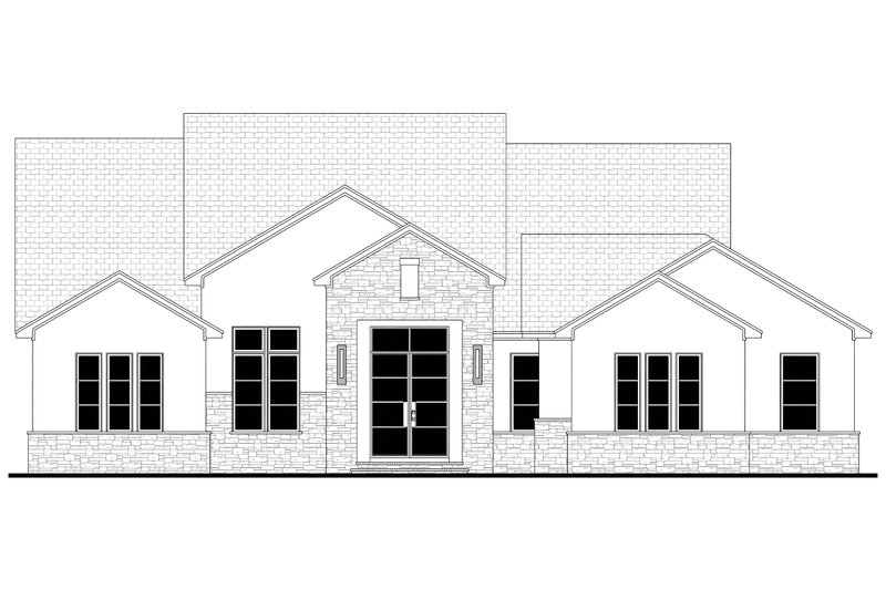 Home Plan - Exterior - Front Elevation 4 for Southern House Plan #430-321 - 3 bed, 3.5 bath