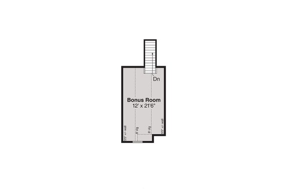 House Plan Design - Ranch Floor Plan - Upper Floor Plan #124-879
