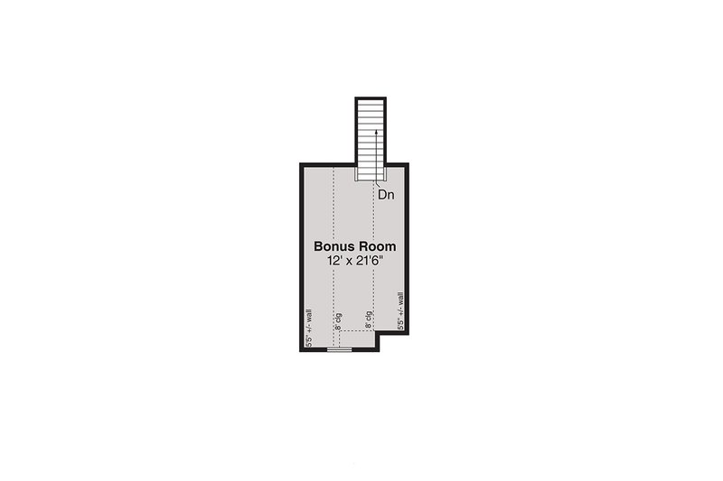 House Design - Floor Plan - Upper Floor for Ranch House Plan #124-879 - 3 bed, 2 bath