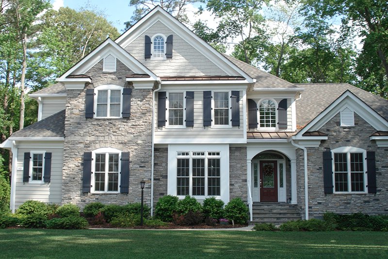 House Blueprint - Exterior - Front Elevation 11 for Country House Plan #927-855 - 4 bed, 3.5 bath