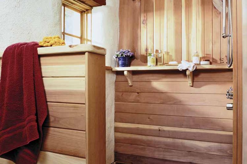 Architectural House Design - Interior - Master Bathroom for Traditional House Plan #1042-8 - 2 bed, 1 bath