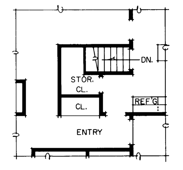 House Plan Design - Ranch Floor Plan - Lower Floor Plan #72-508