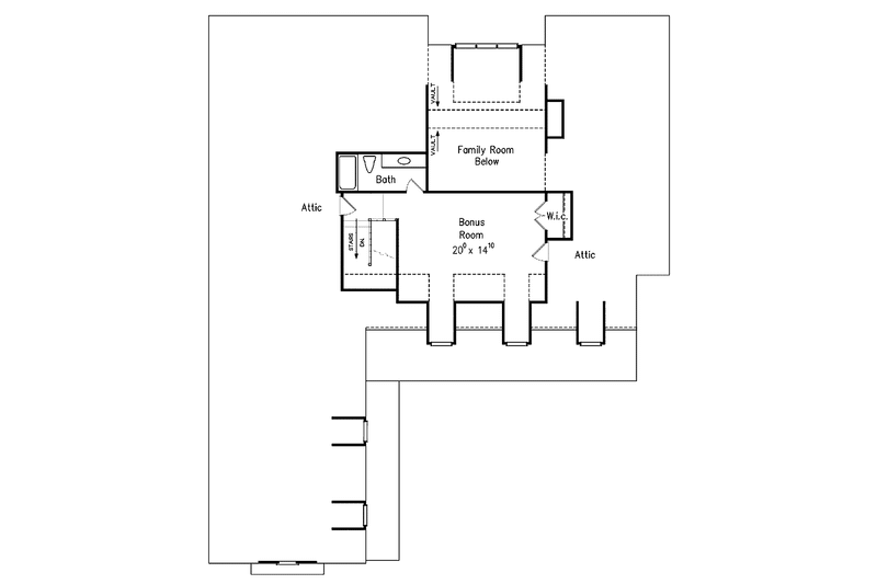 Home Plan - Floor Plan - Upper Floor for Country House Plan #927-275 - 3 bed, 2.5 bath