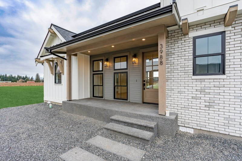 Architectural House Design - Exterior - Front Elevation 3 for Country House Plan #1070-33 - 3 bed, 2.5 bath